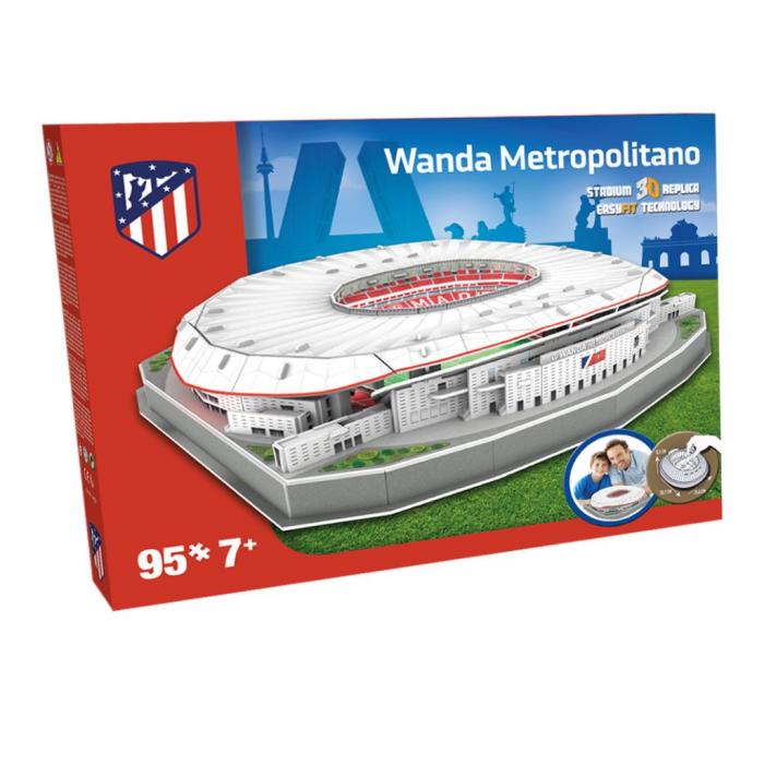Preview: Atletico Madrid Wanda Metropolitano 3D Stadion Puzzle